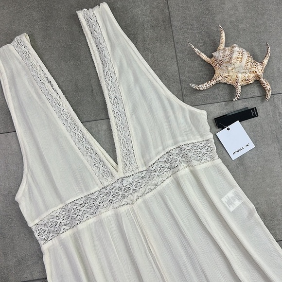 🔆O’NEILL🔆 SANDE JUMPSUIT COVER UP ROMPER BEAUTIFUL COMFY - Picture 13 of 16